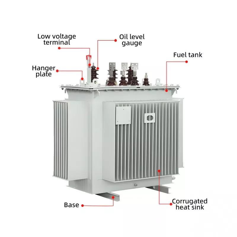 11KV Input 0.4KV Output ສາມໄລຍະ Oil Immered Transformer